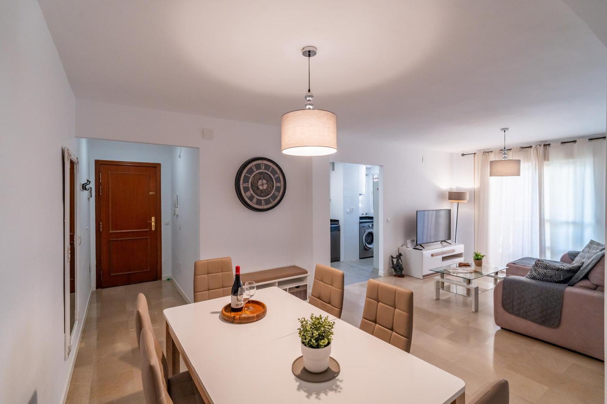 Casa Playa Guadalmar, Beautiful Apartment In Front Of The Sea, Wifi, Ac, Smart Tv, Private Parking マラガ エクステリア 写真